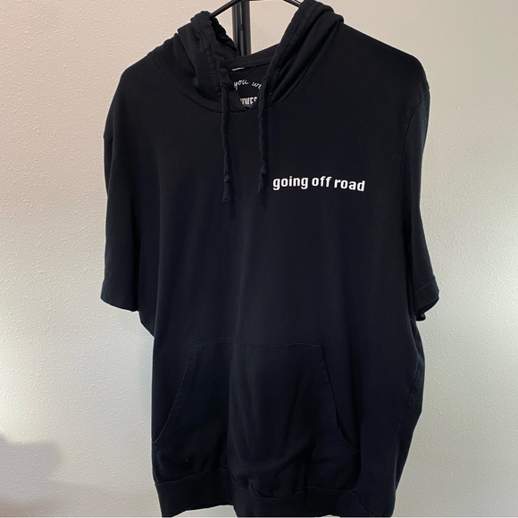 Wish You Were Northwest Going Off Road Hooded T-Shirt - Size Medium - Picture 1 of 4